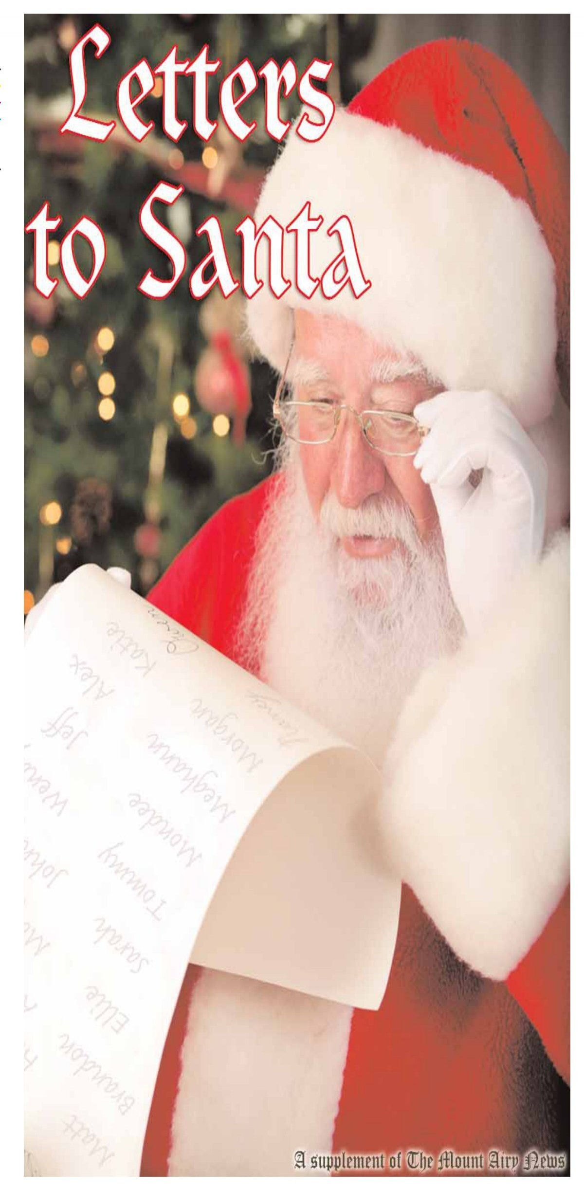 Letters Matchbin Santa -