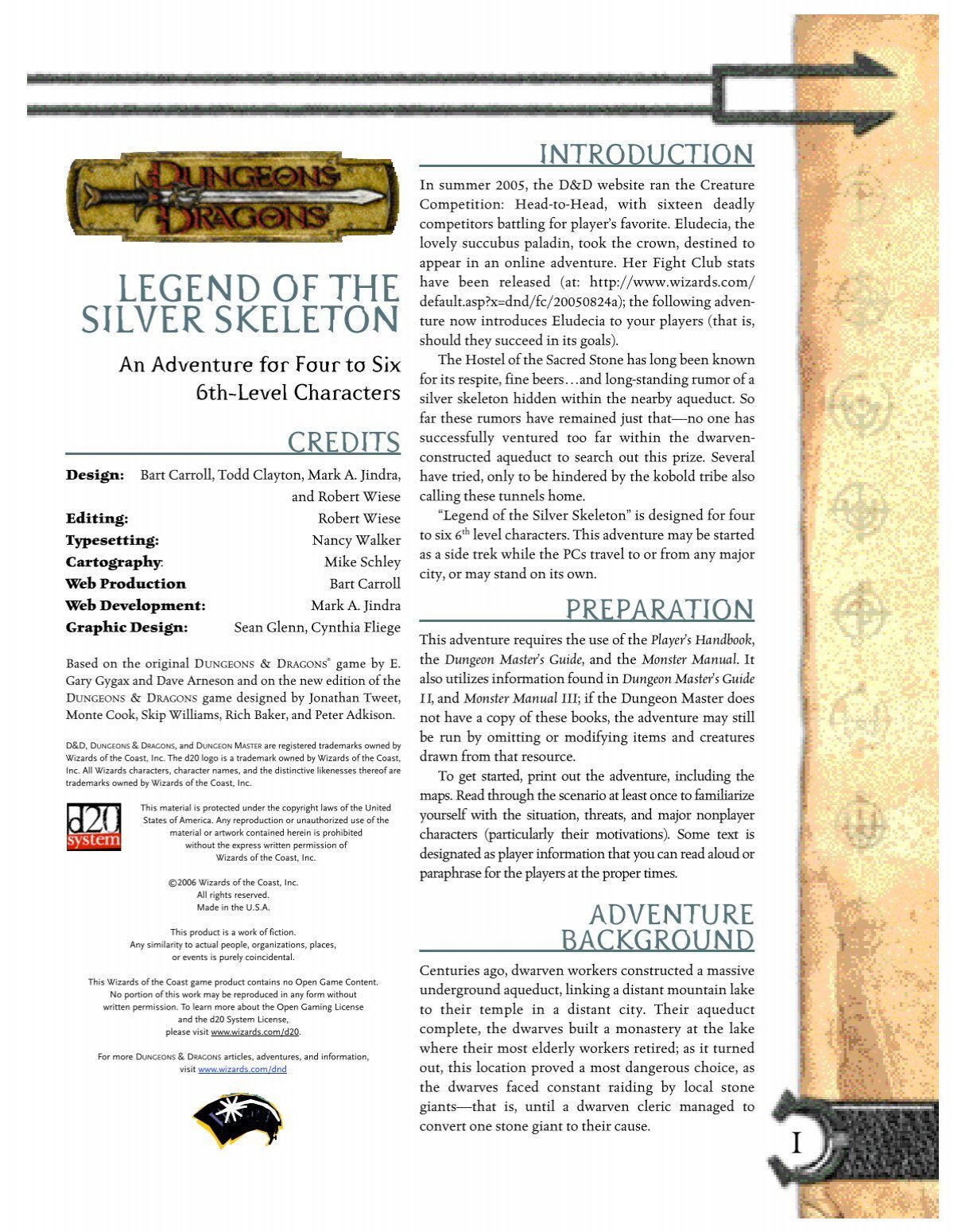 Legend Of Silver The RoseRed - Skeleton.pdf