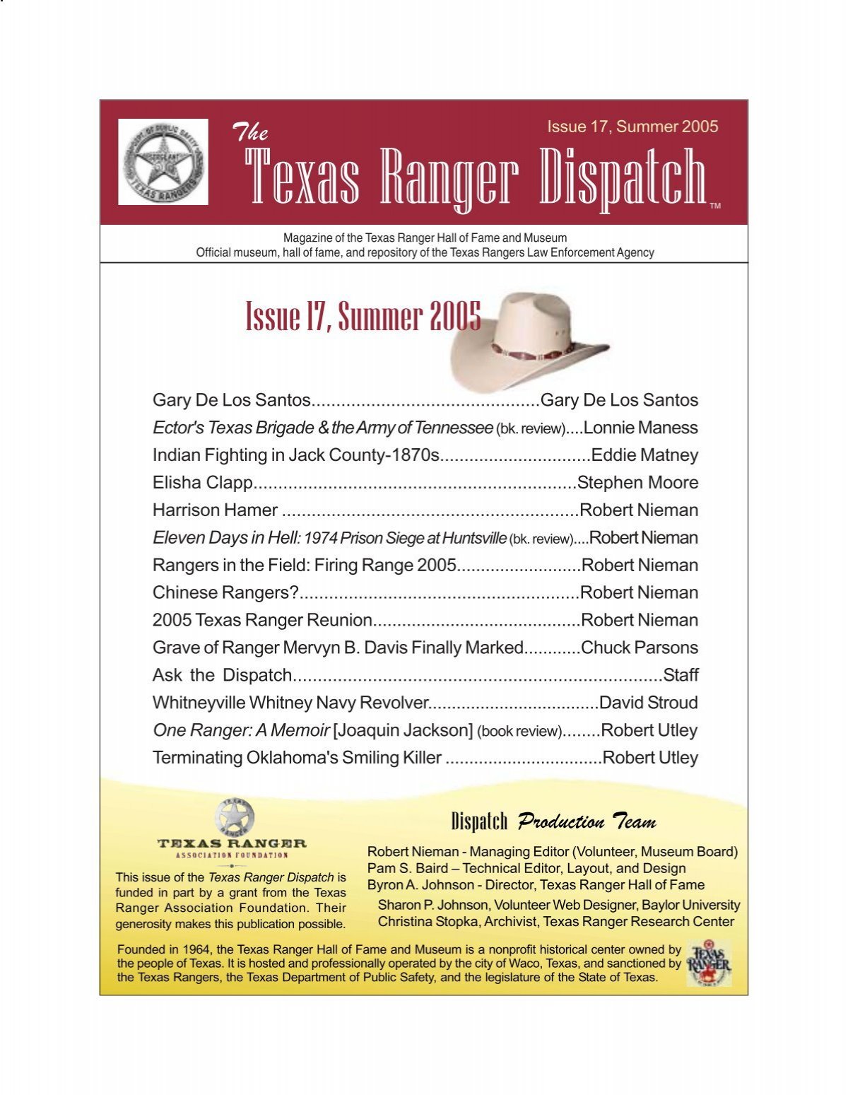 Henry Manning's Texas Ranger Badge - Texas Ranger Collection