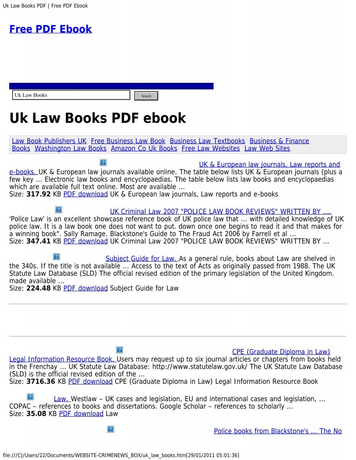 Uk Law Books Pdf Free Pdf Ebook Sally Ramage