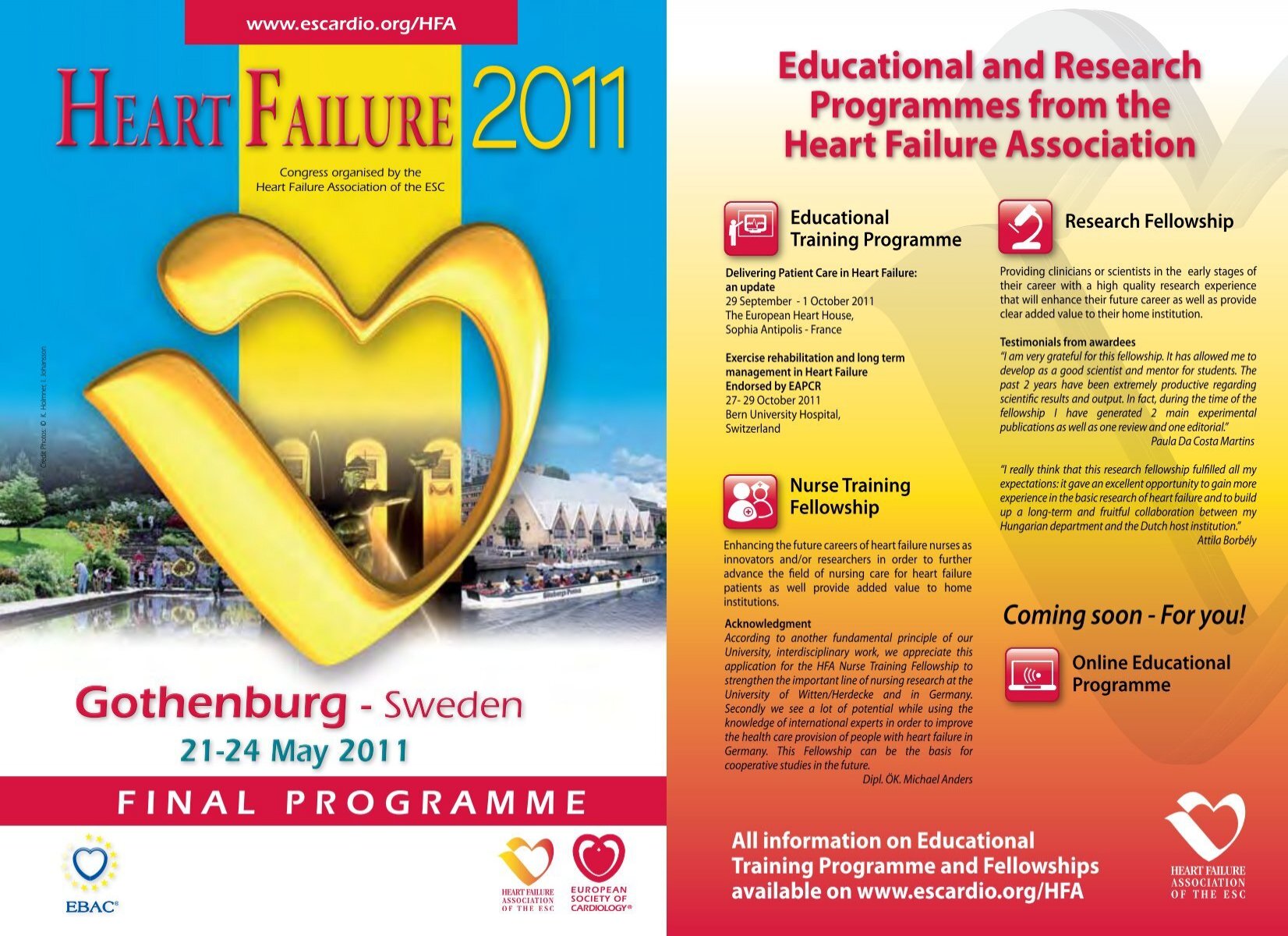 HEART FAILURE HEART FAILURE - European Society of Cardiology