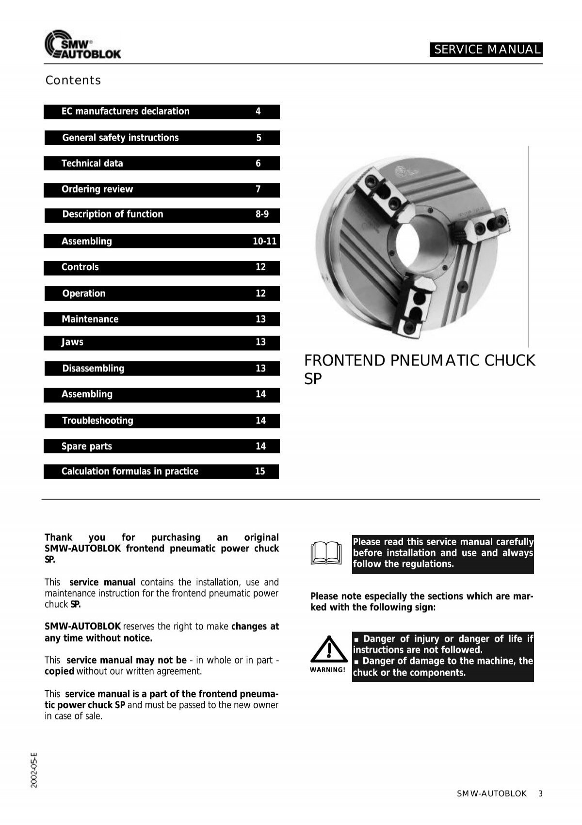 SP Manual - SMW Autoblok
