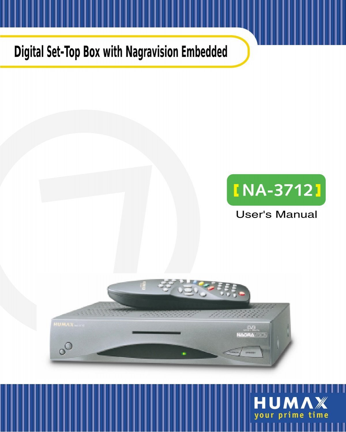 Digital Set Top Box With Nagravision Embedded Humax