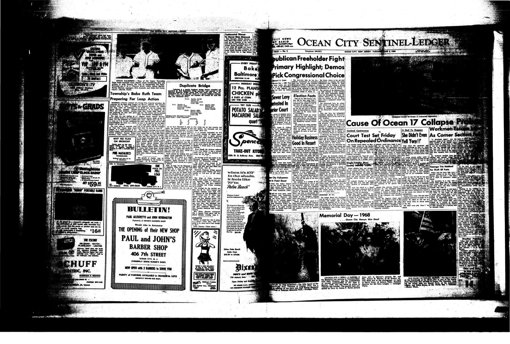 Jun 1968 On Line Newspaper Archives Of Ocean City - tay k x the race roblox id code along with 4 others bank account flex like ouu