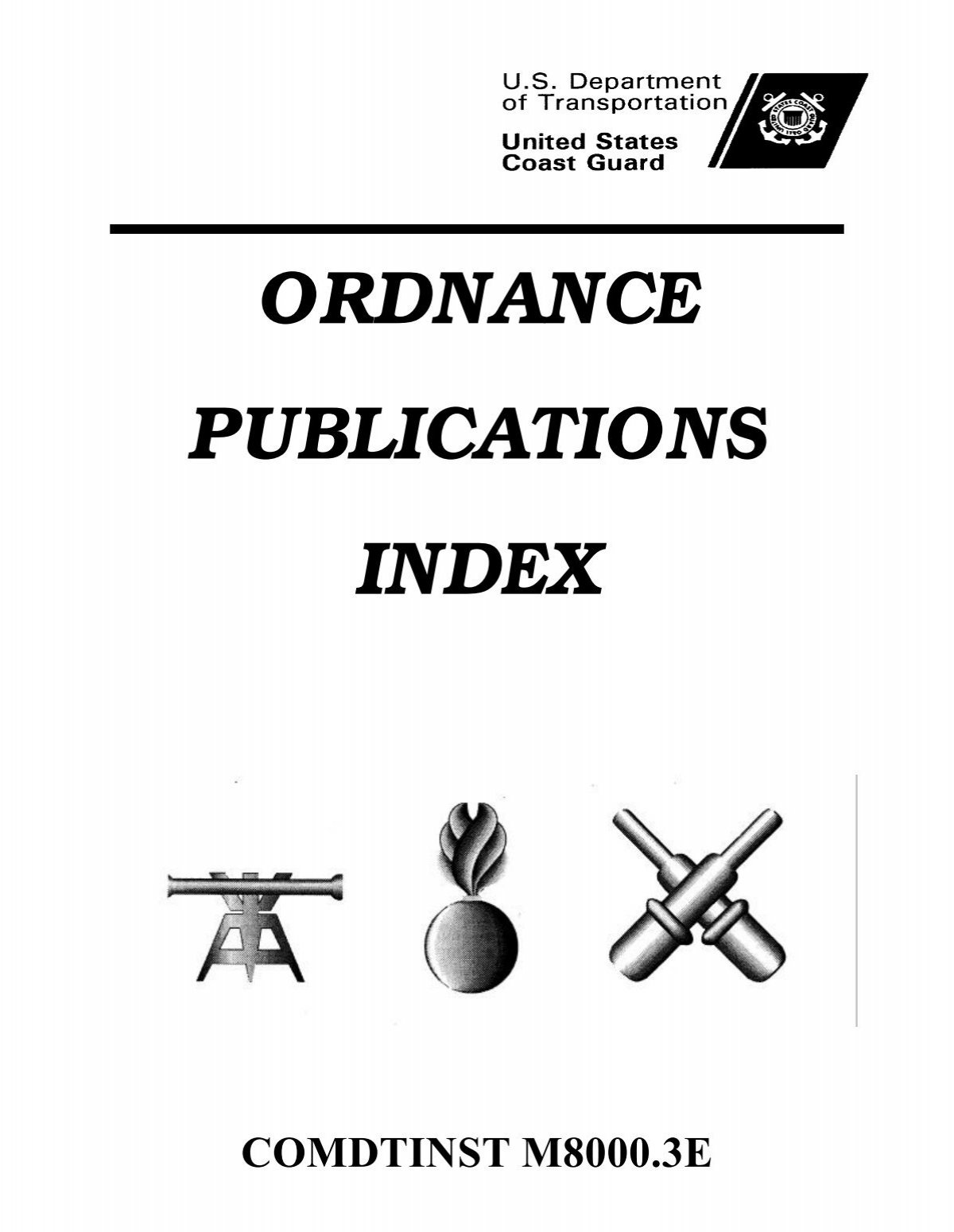 Ordnance Pub Cover Dot On Line Publications
