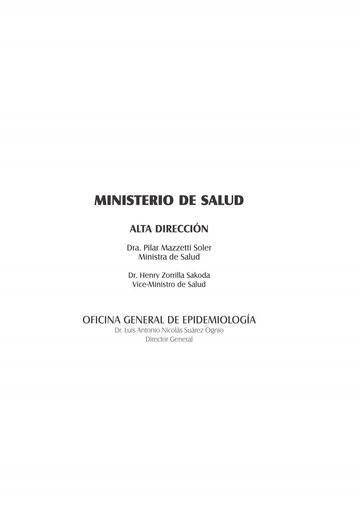 Ministerio De Salud Alta 5797