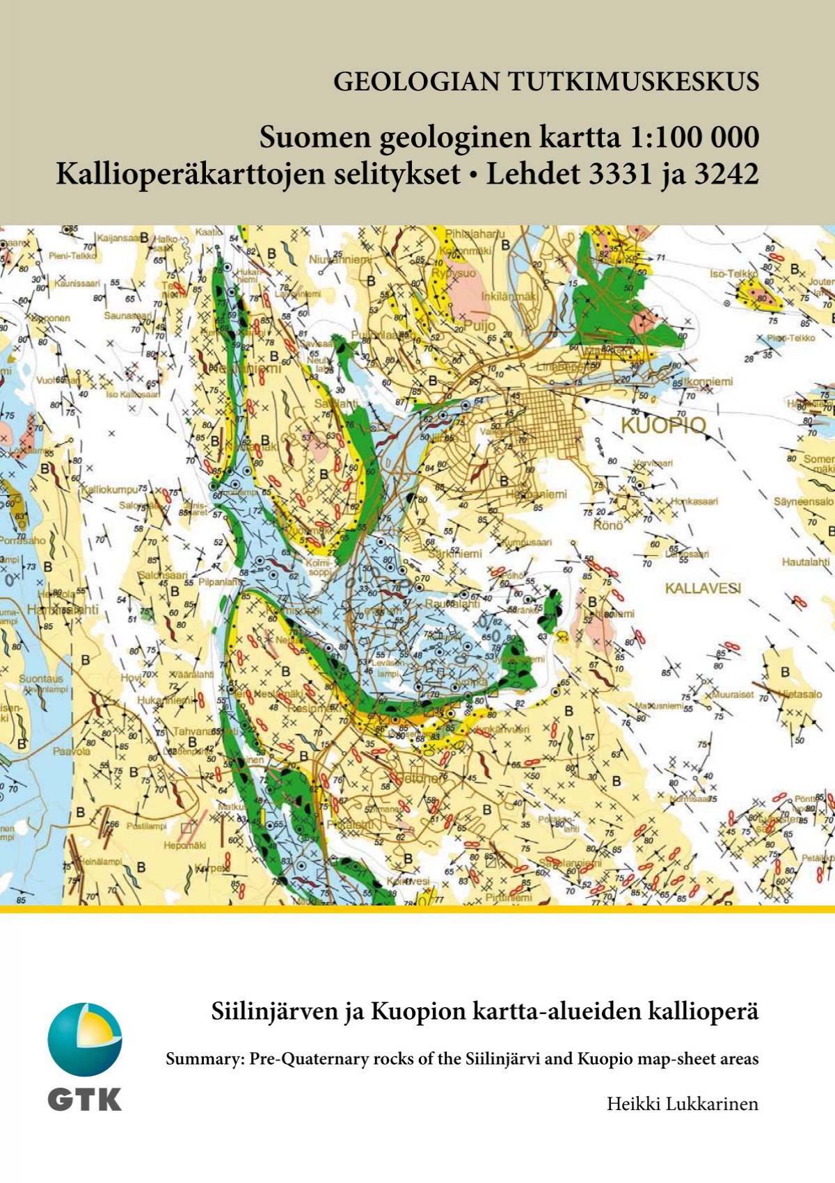 Suomen geologinen kartta 1:100 000 Kallioperäkarttojen selitykset ...