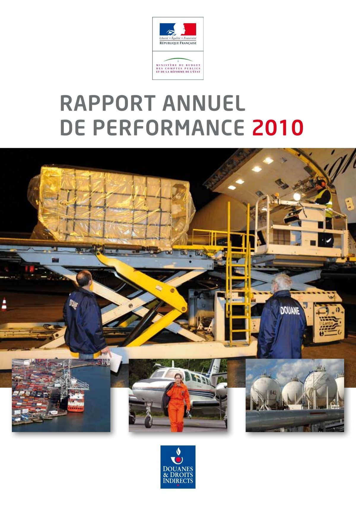 RAPPORT ANNUEL DE PERFORMANCE 2010 - Douane