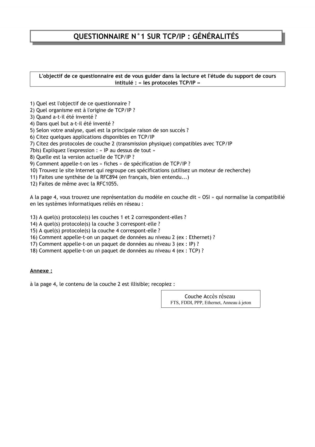 Exemple De Questionnaire Sur La Lecture  ijanve