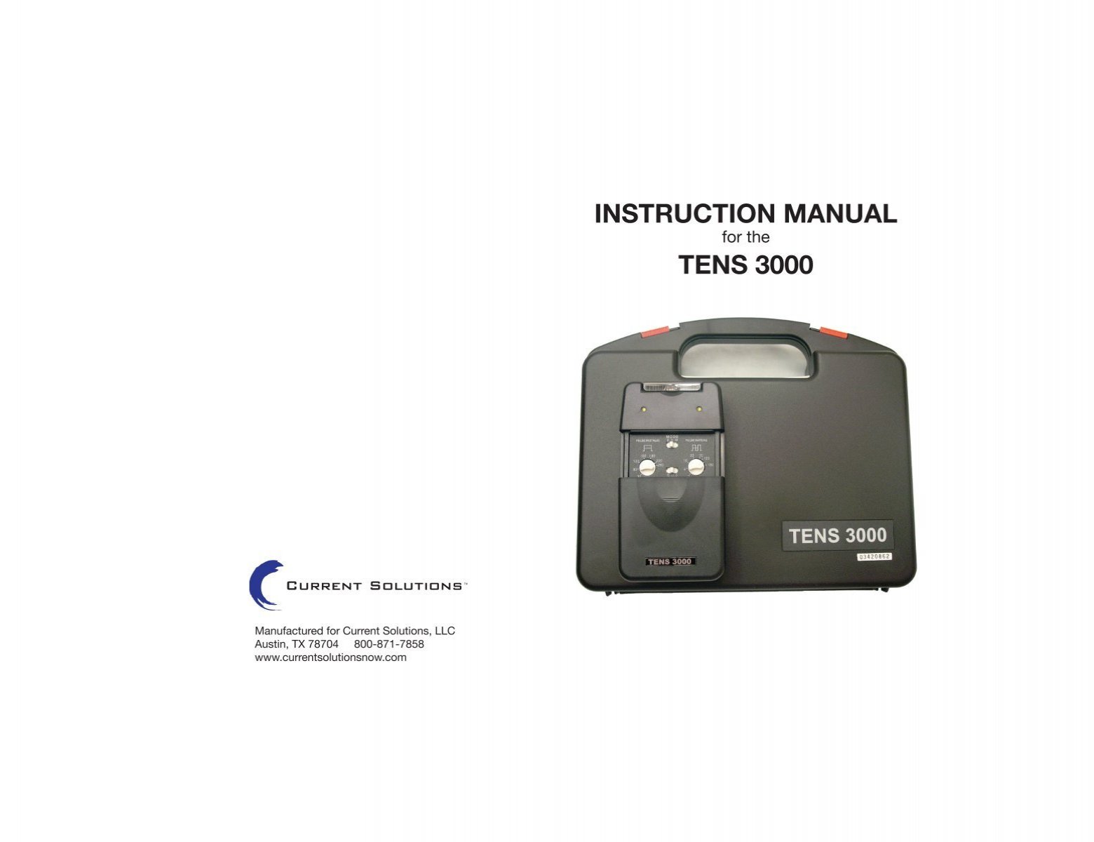 TENS 3000 - Current Solutions - PDF Catalogs