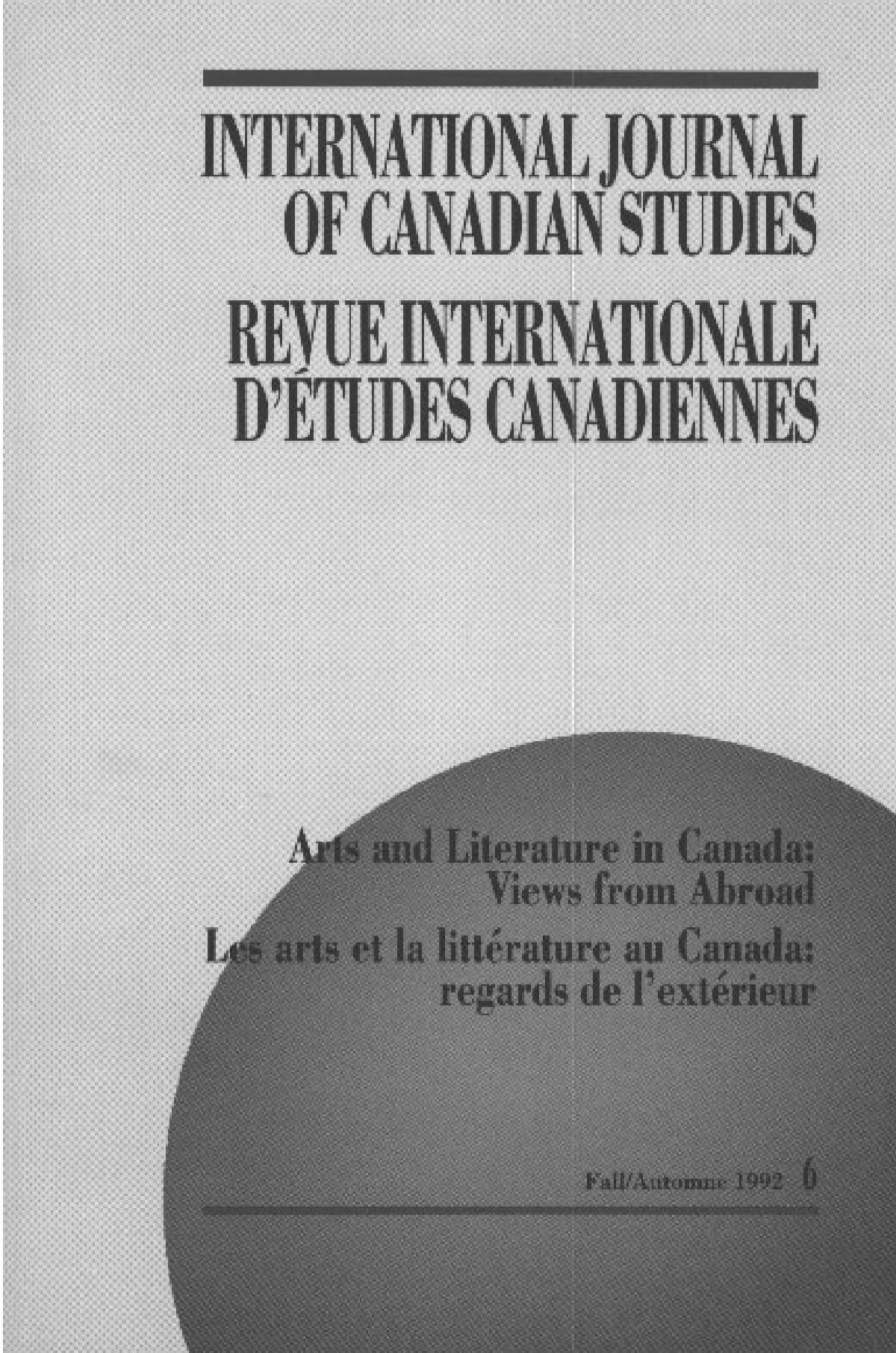 numa c ro 6 automne 1992 conseil international d a c tudes canadiennes