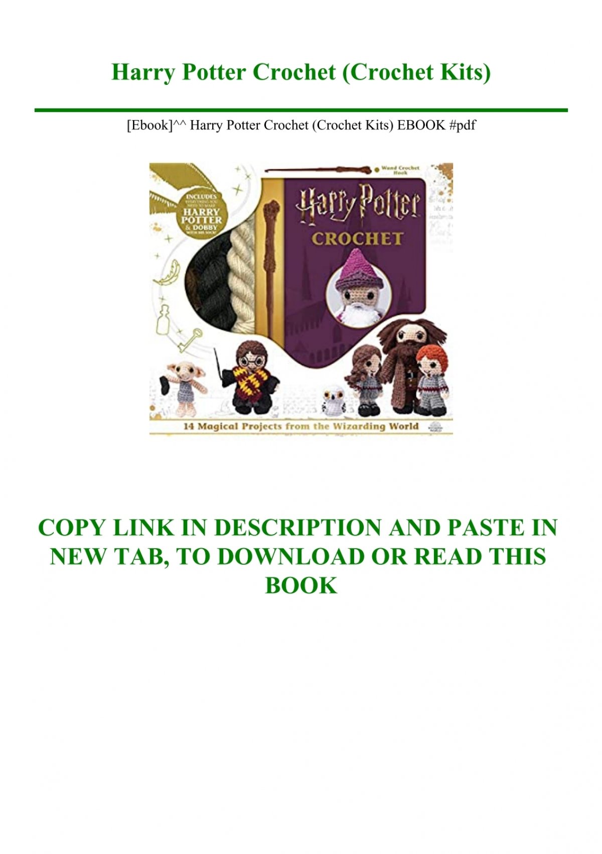 Harry Potter Crochet [Book]