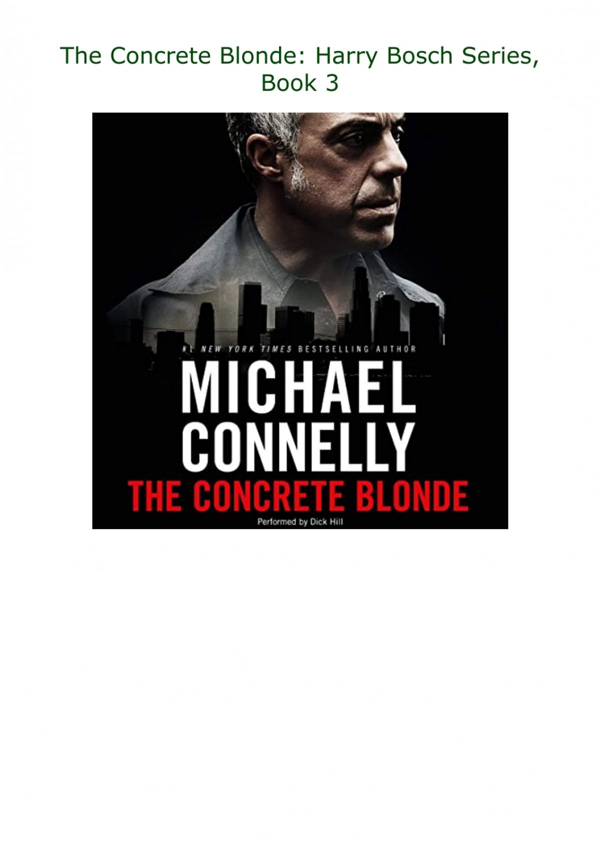 La bionda di cemento eBook di Michael Connelly - EPUB Libro