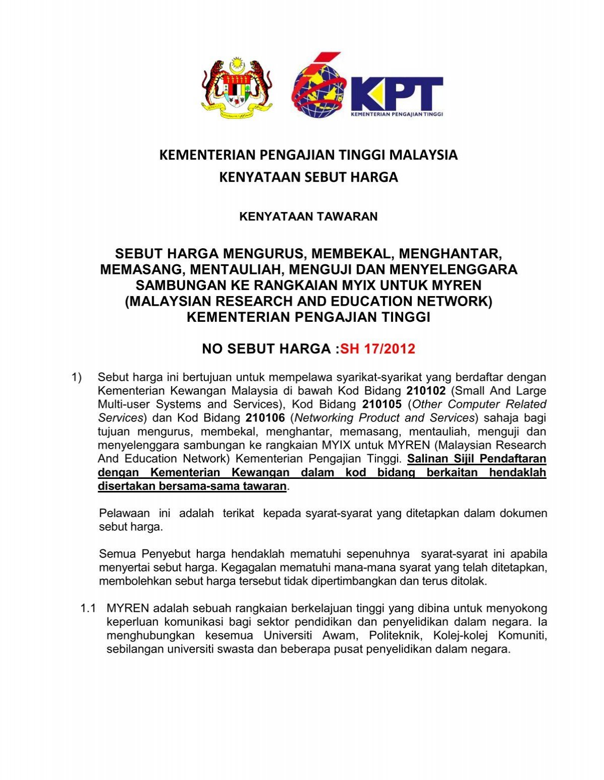 Kementerian Pelajaran Tinggi Malaysia  Informasi Tabung Pinjaman