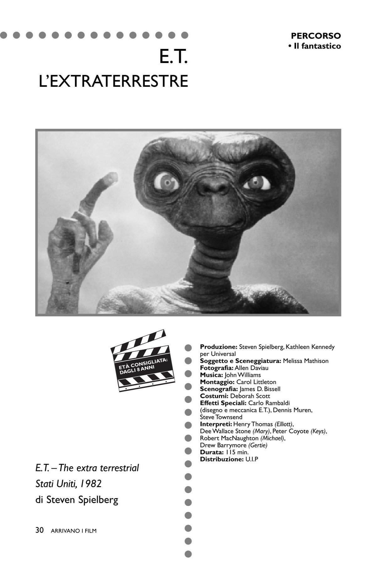 E.T. L'EXTRATERRESTRE — Falantiqua srl