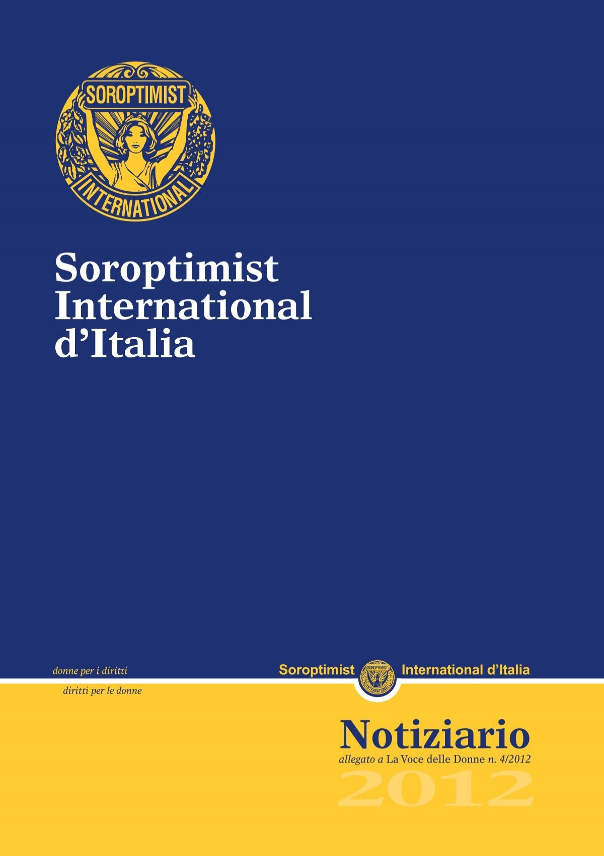 Notiziario 2012 - Soroptimist International Italia