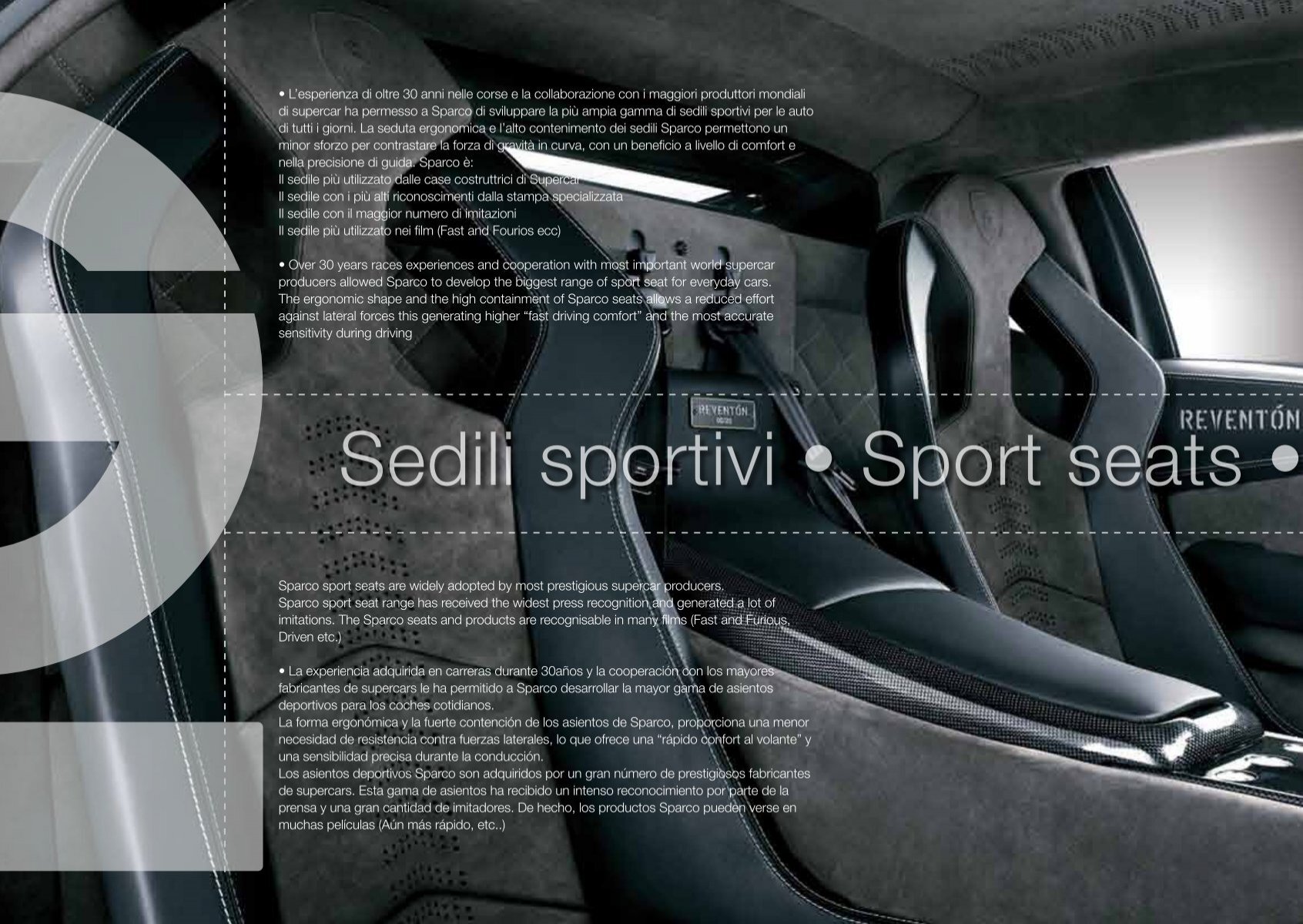 Respaldar Asiento Auto Sport SPARCO