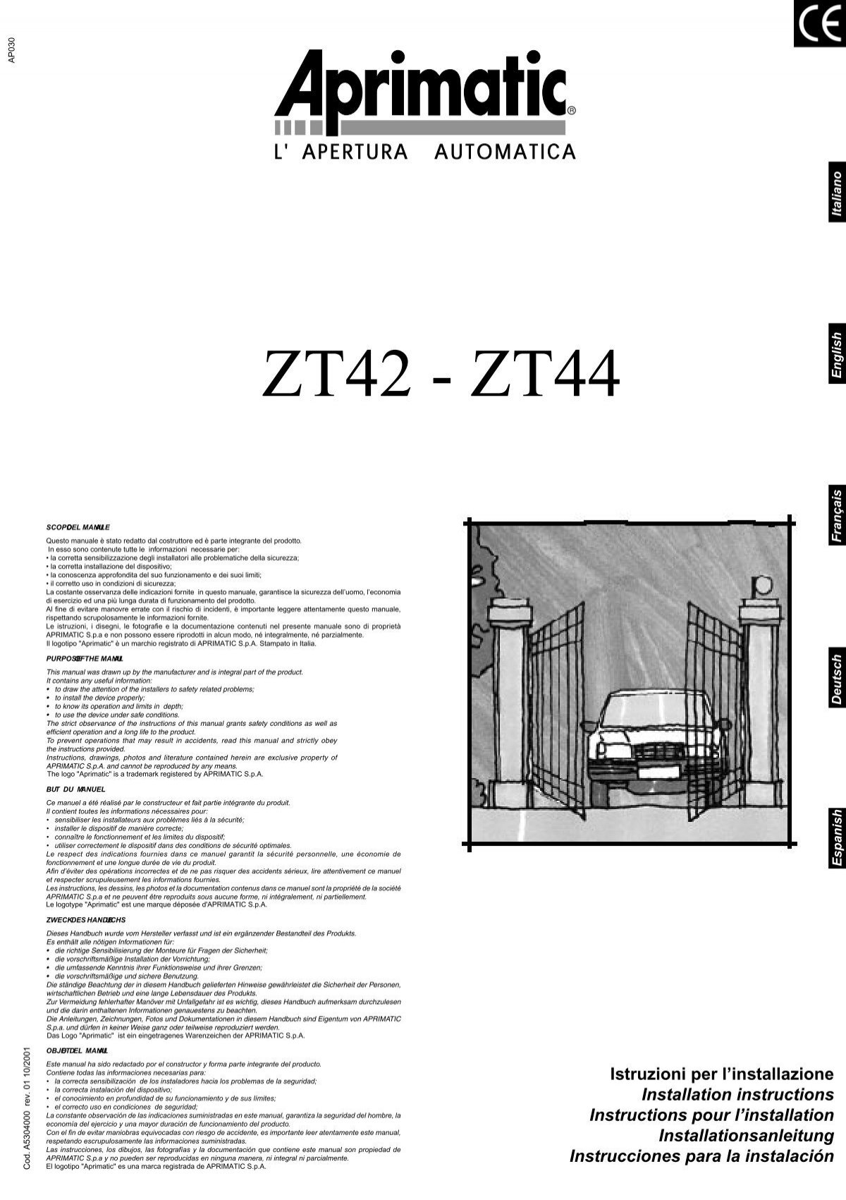 ZT42 - ZT44 - ANDOVE