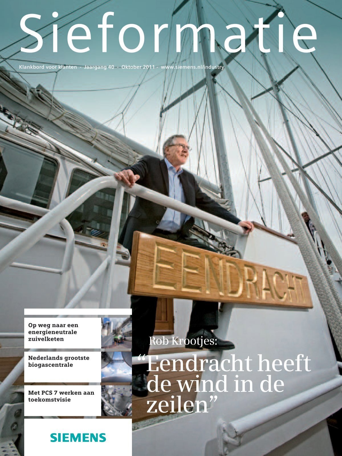 A A Aœ Eendracht Heeft De Wind In De Zeilena A A Industry Siemens Nederland