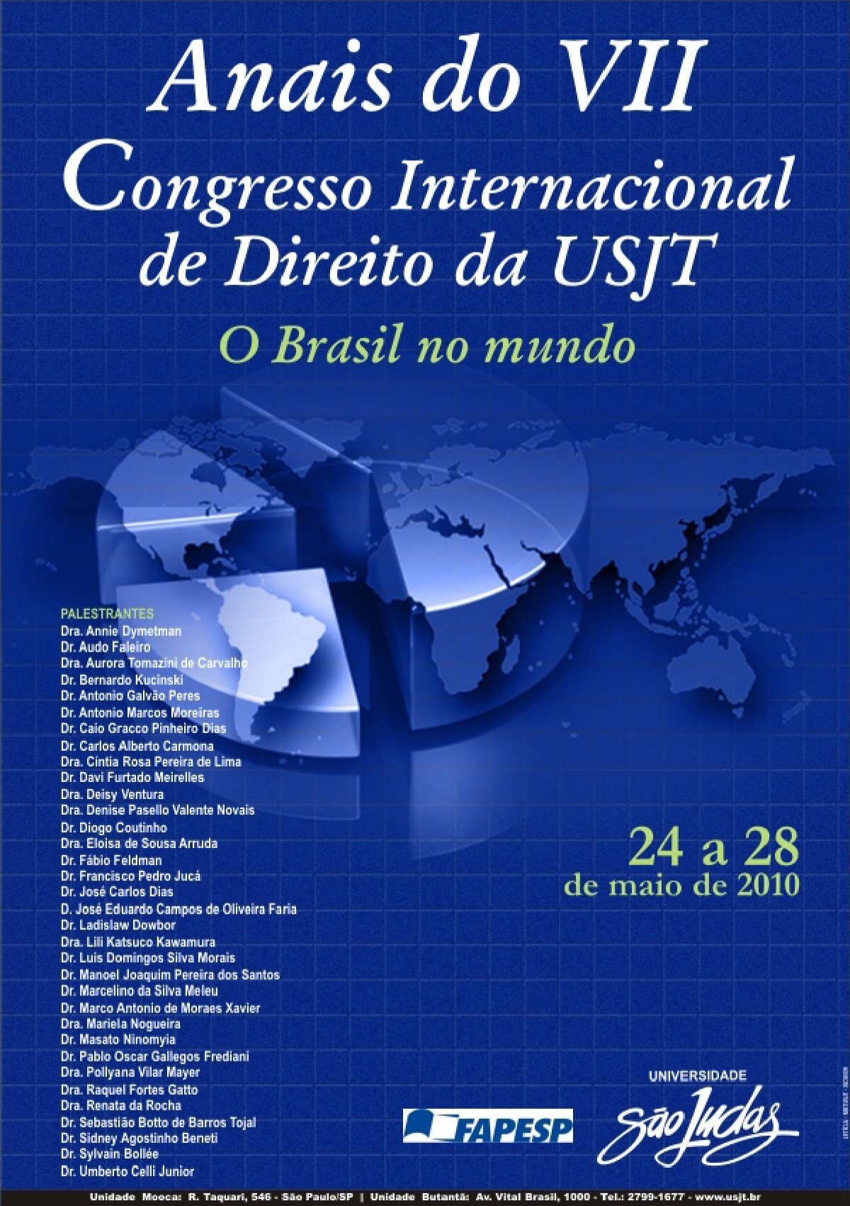 SÃ£o Paulo, 02 de dezembro de 2010 - Universidade SÃ£o Judas Tadeu