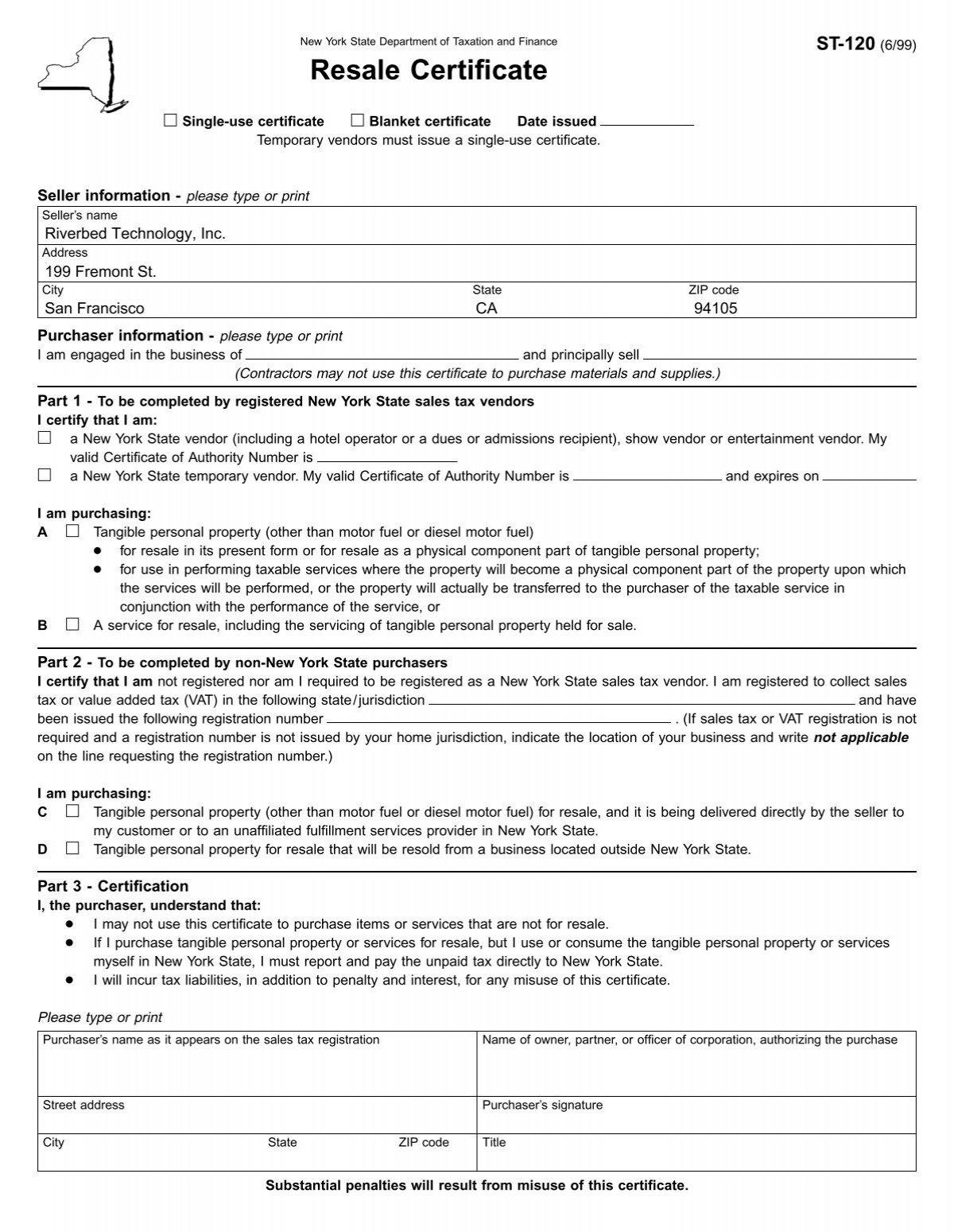 form-st-120-june-1999-resale-certificate-st120-riverbed
