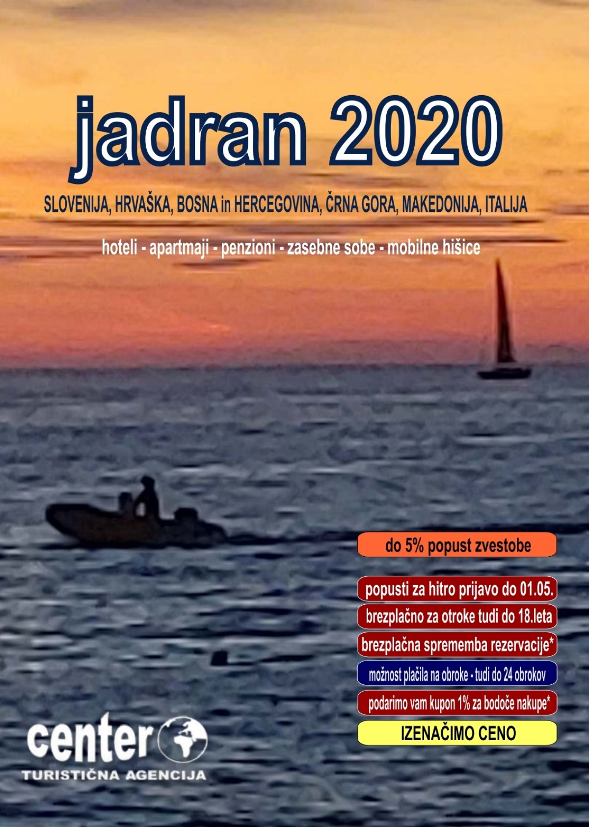 Center turizem d.o.o. - Jadran 2020