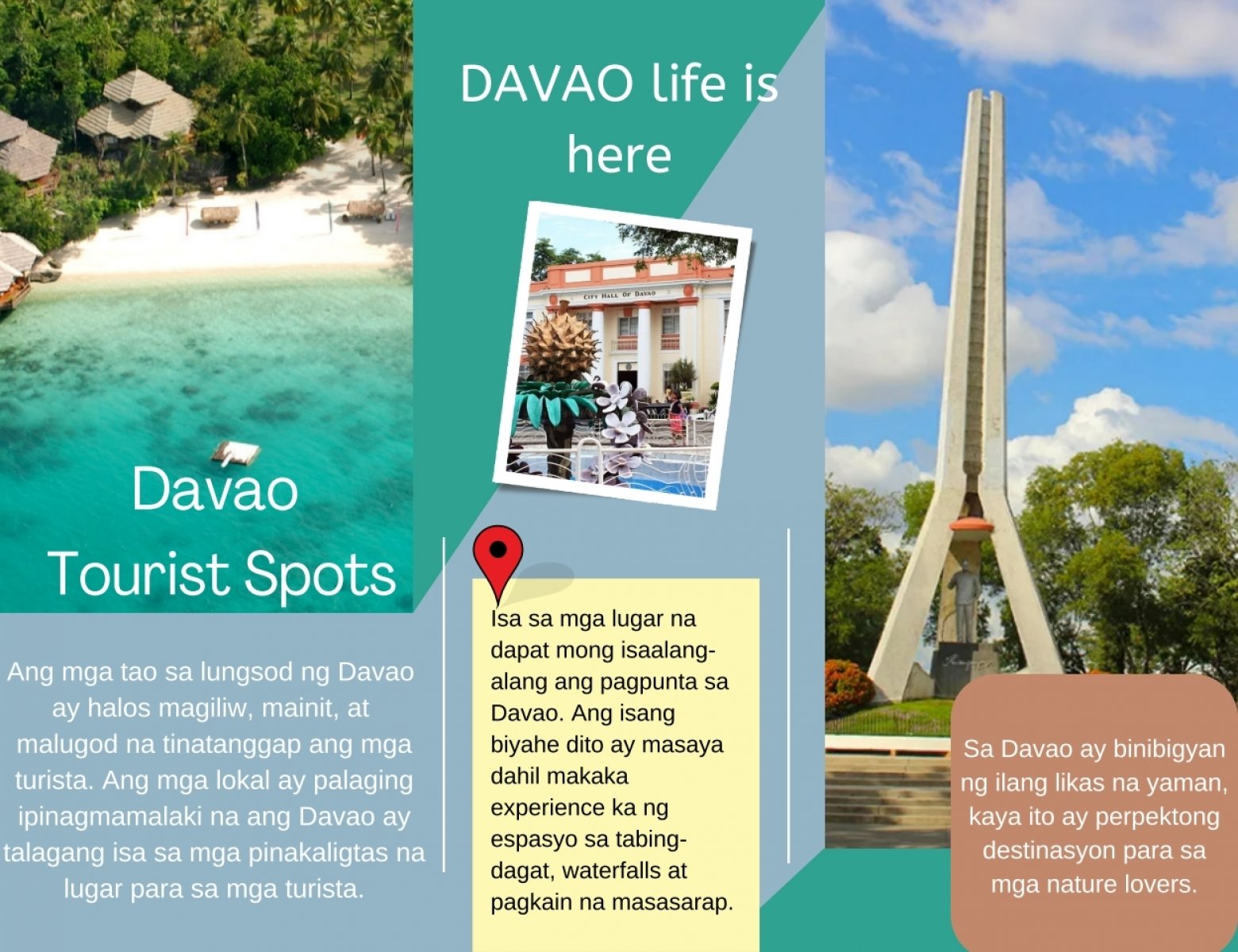 travel brochure davao